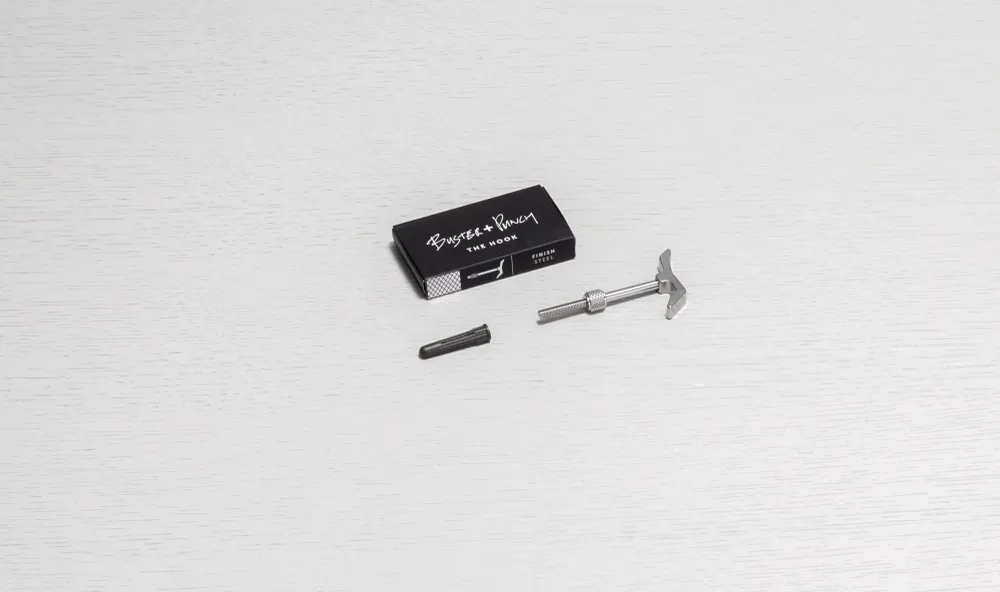 Hook Cross krok, stål • Buster + Punch Metal Fabrication